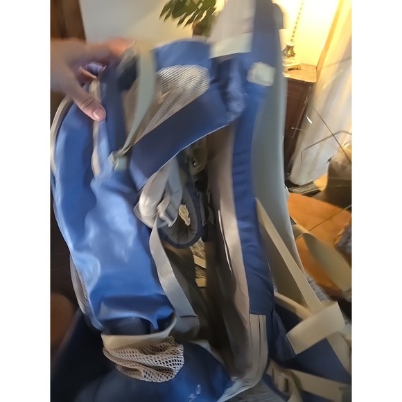 Kelty Kids 3.0 Transit Backpack Child Carrier, Blue & Gray Color, w Canopy - Picture 5 of 14